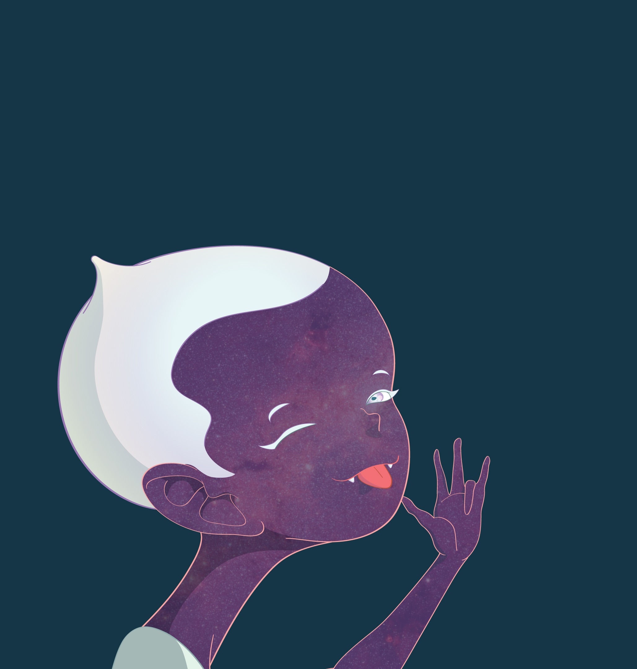 Trickster avatar Fuu created by Singapore contemporary artist Ren Zi