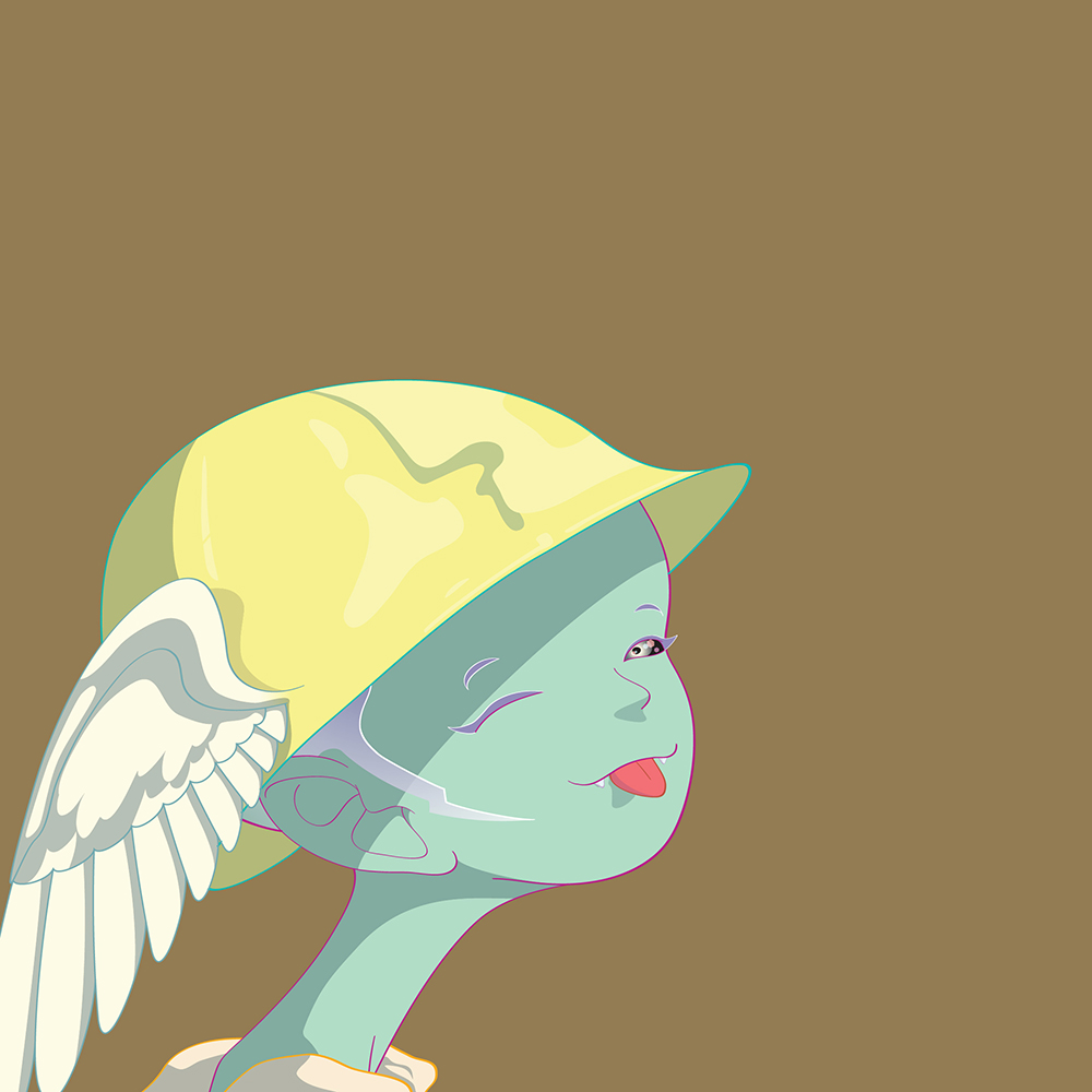 Greco-Roman trickster Mercury aka Hermes by Singapore contemporary artist Ren Zi