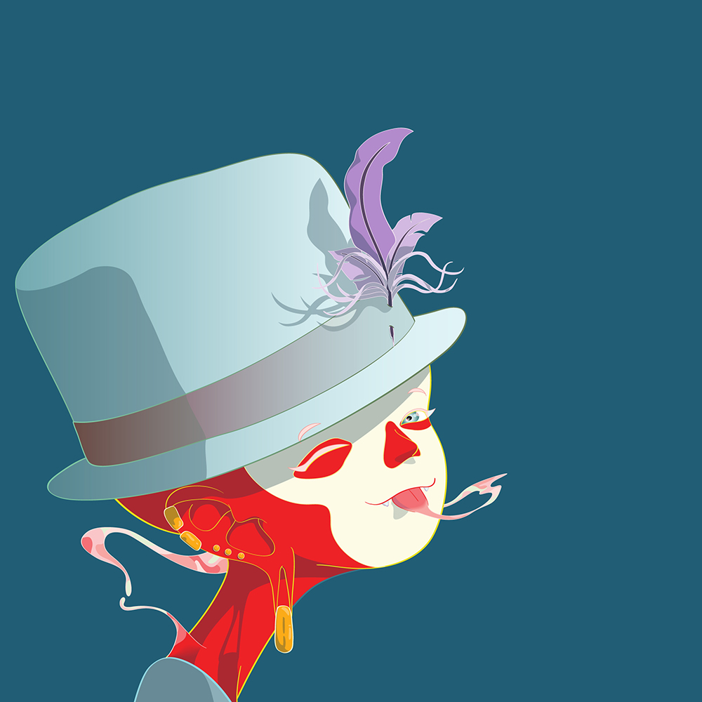 Haitian voodoo trickster Baron Samedi