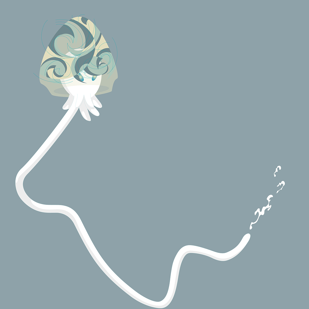 Jellyfish avatar by Singapore contemporary artist Ren Zi